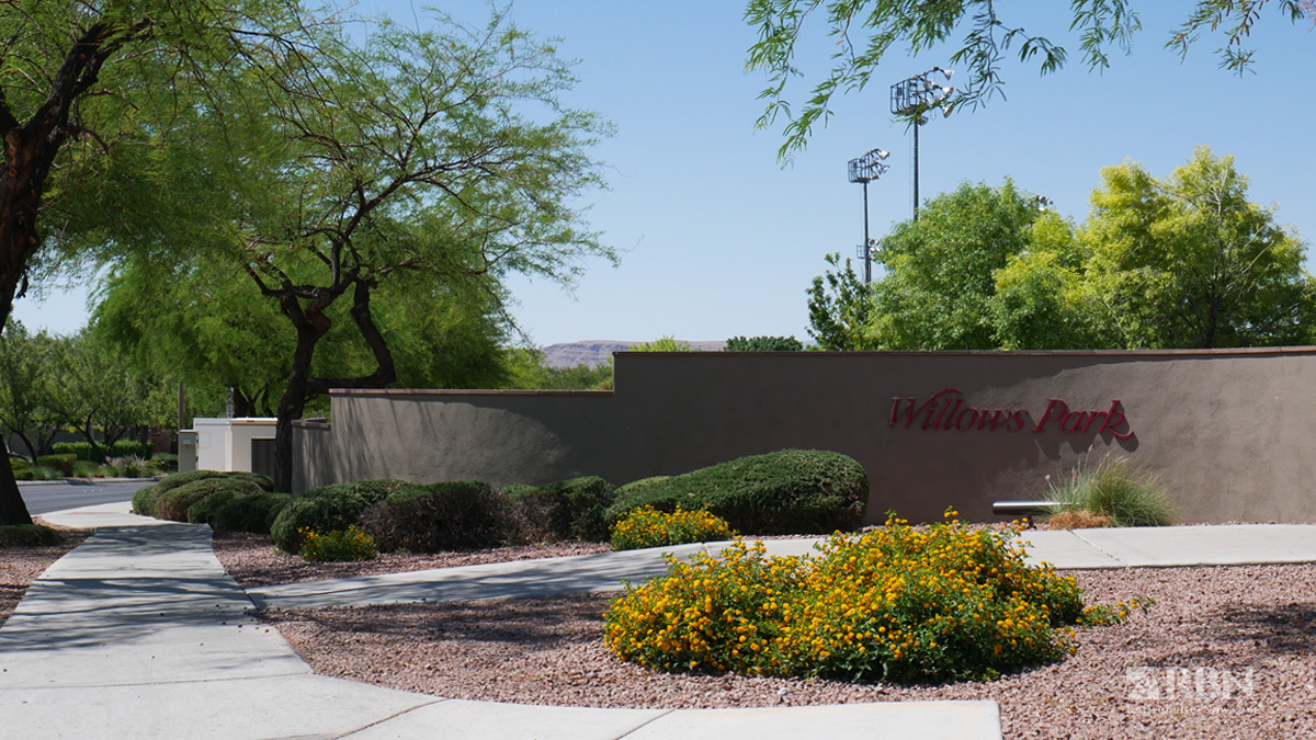 The Willows Park: A glimpse into Summerlin's friendly community spaces.